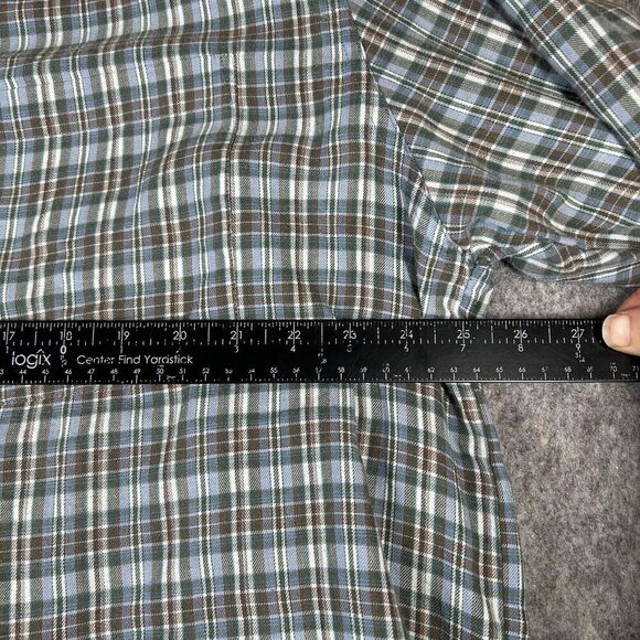 Grit Iron Workwear Fleece Lined Flannel Shirt Mens 2XL Button Up Jacket Plaid - Picture 8 of 8